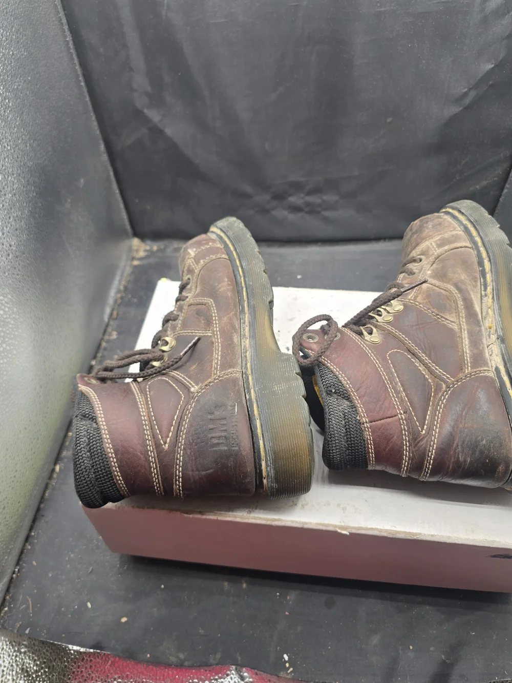Dr. Martens Brown‎ Leather Lace-Up Work Boots